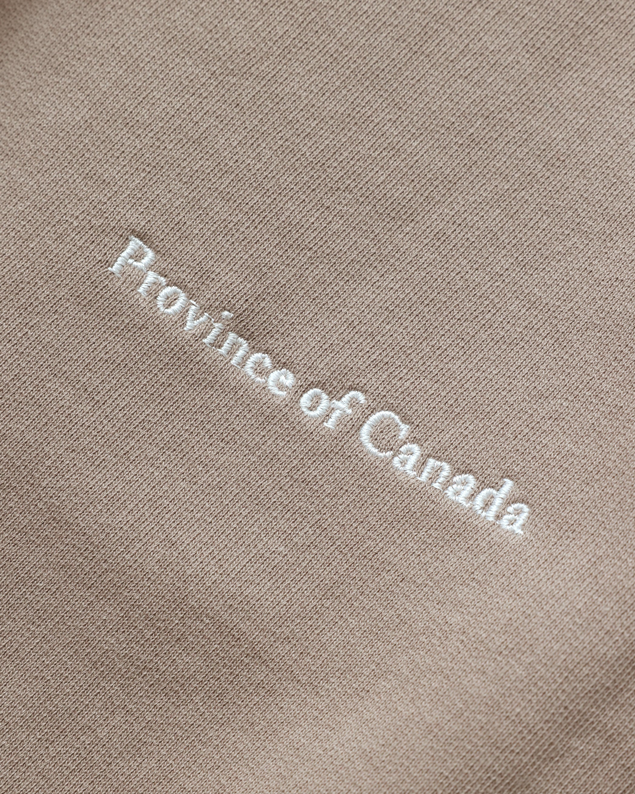 Made in Canada Relaxed French Terry Sweatpant Mocha 100% Cotton - Unisex - Province of Canada