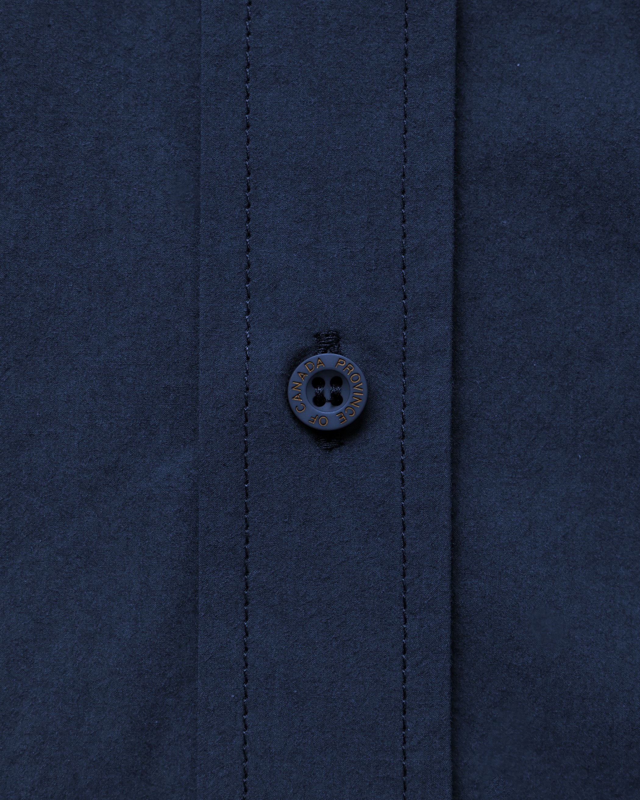 Made in Canada 100% Cotton Washed Poplin Dress Navy - Province of Canada