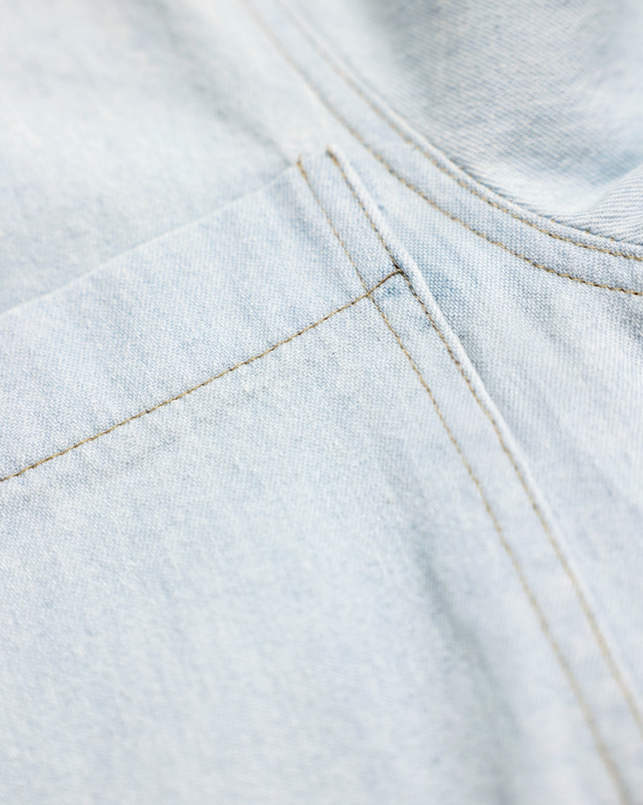 Made in Canada Light Wash Bleached Denim Jean Dress - Province of Canada
