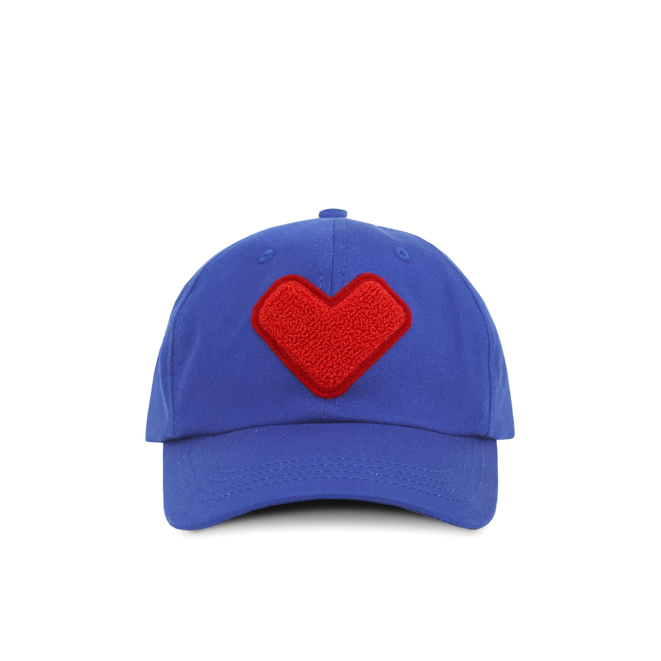 Made in Canada 100% Cotton Kids Heart Baseball Hat Blue - Province of Canada