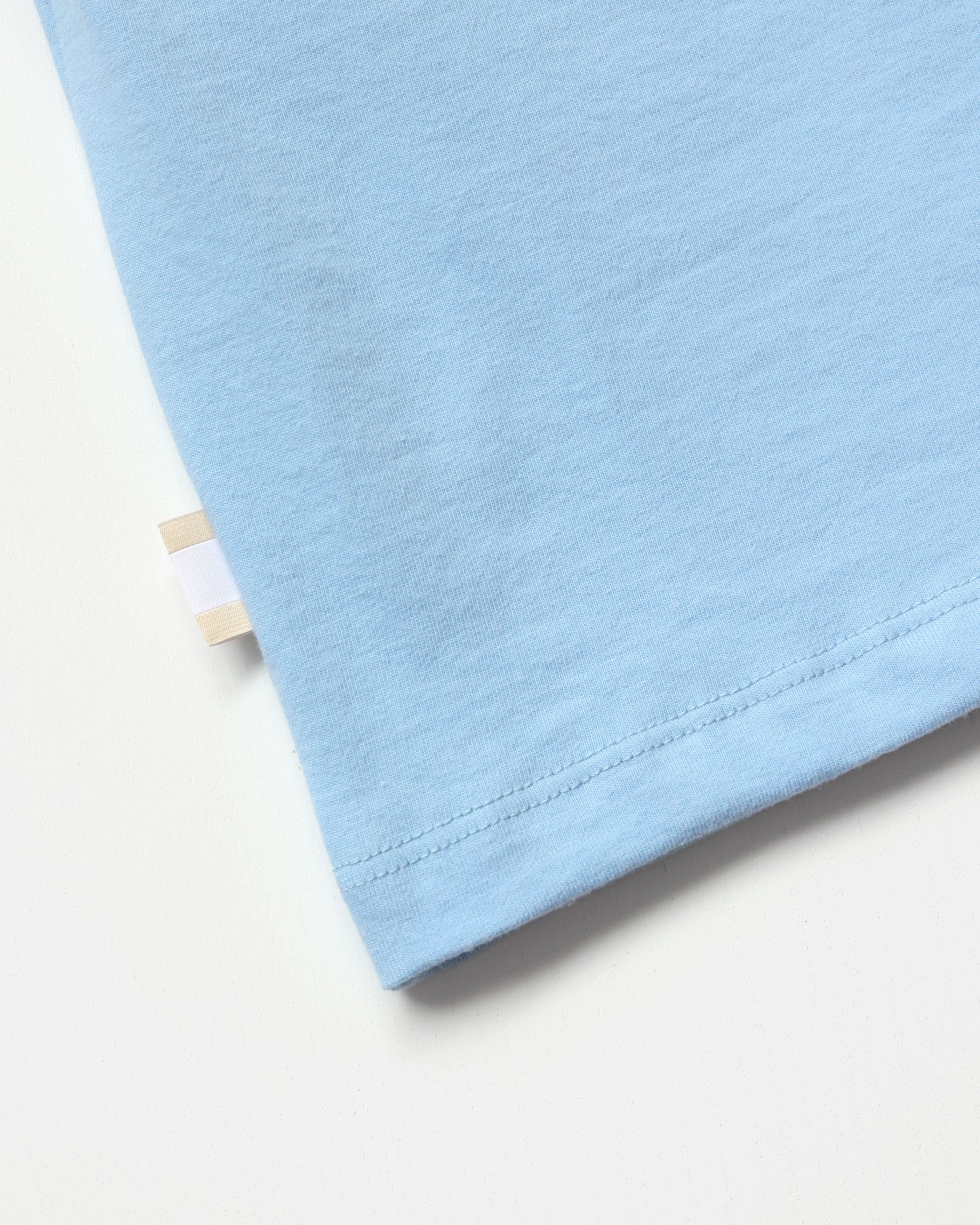 Made in Canada Pocket T-Shirt Dress Sky Blue Organic Cotton - Province of Canada