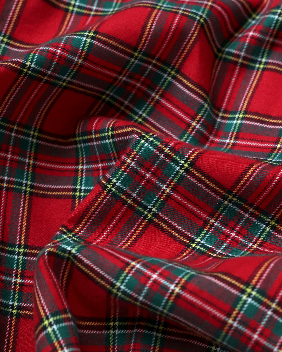 Made in Canada 100% Cotton Red Plaid Flannel Shirt Red Green Yellow - Unisex - Province of Canada