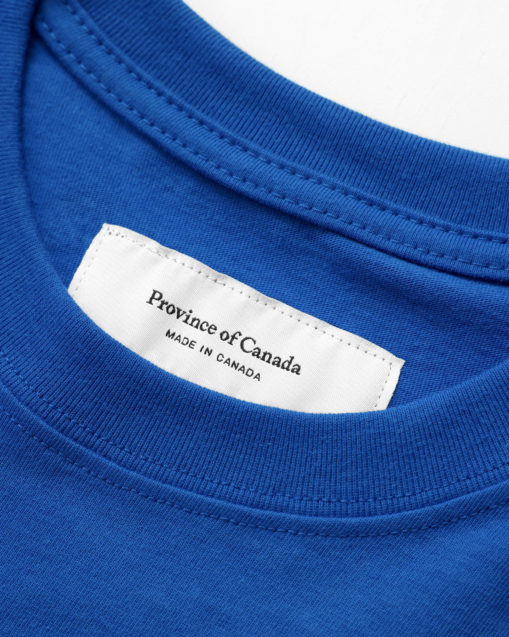 Made in Canada 100% Organic Cotton Monday Tee Royal Blue - Unisex - Province of Canada