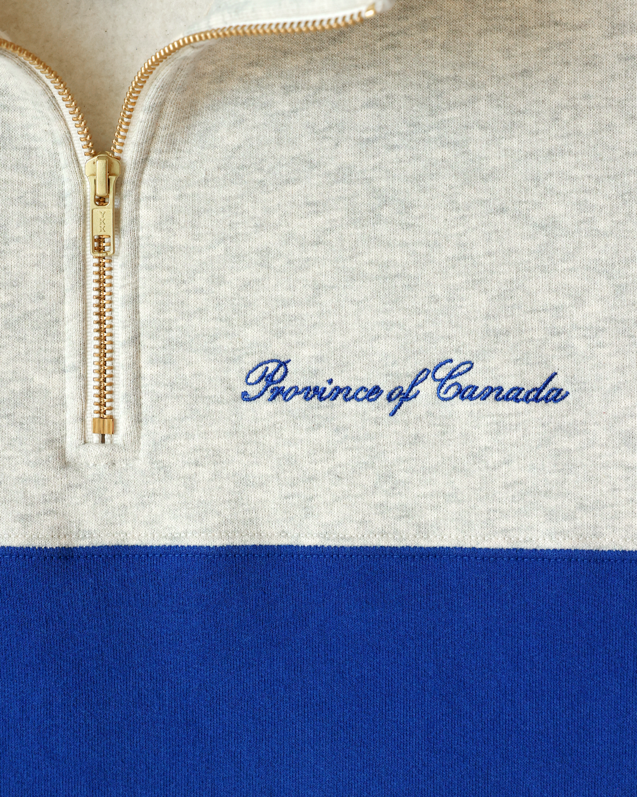 Made in Canada Club Fleece Half Zip Royal - Unisex - Province of Canada