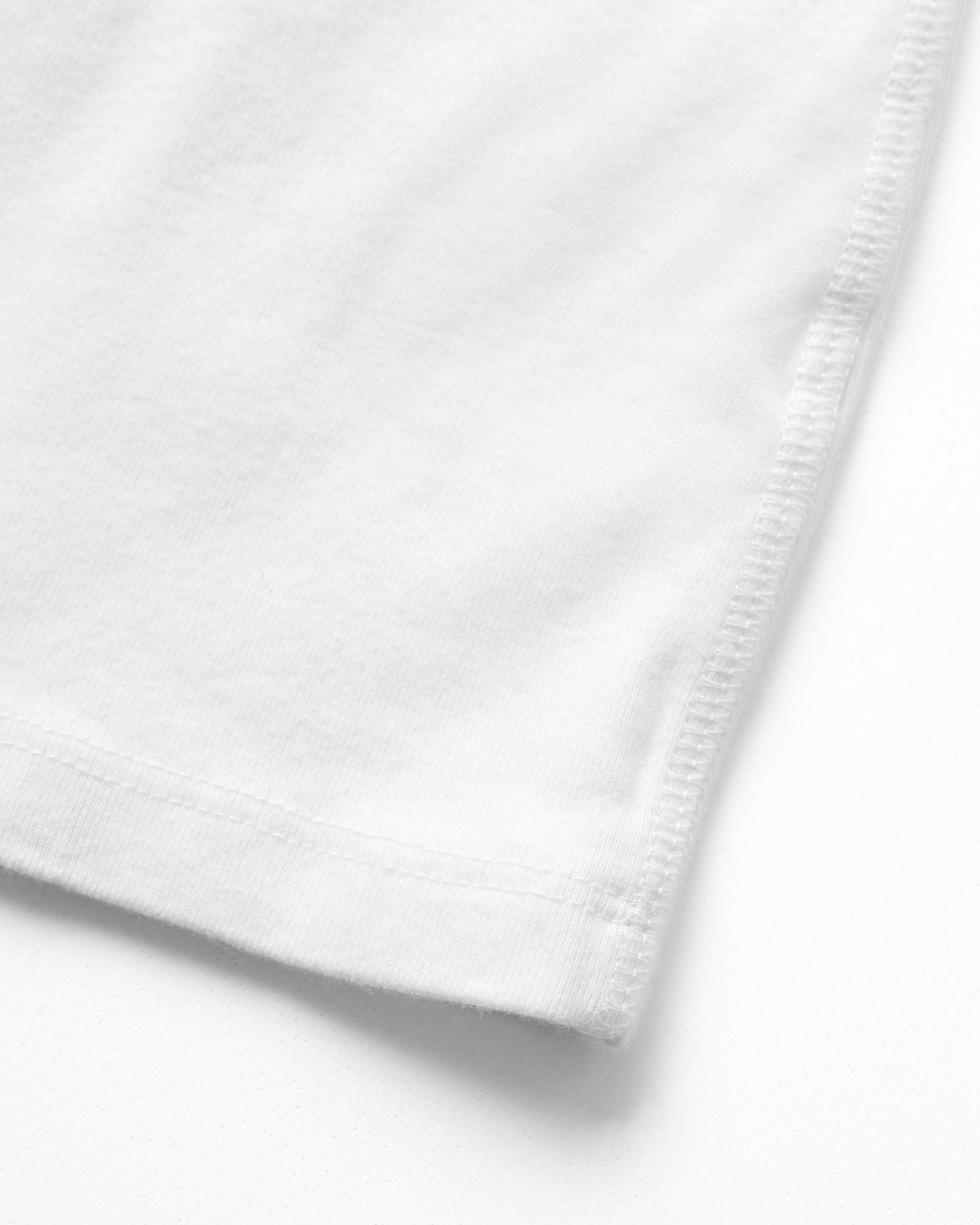 Made in Canada Fitted Rib Tee White 100% Organic Cotton - Province of Canada