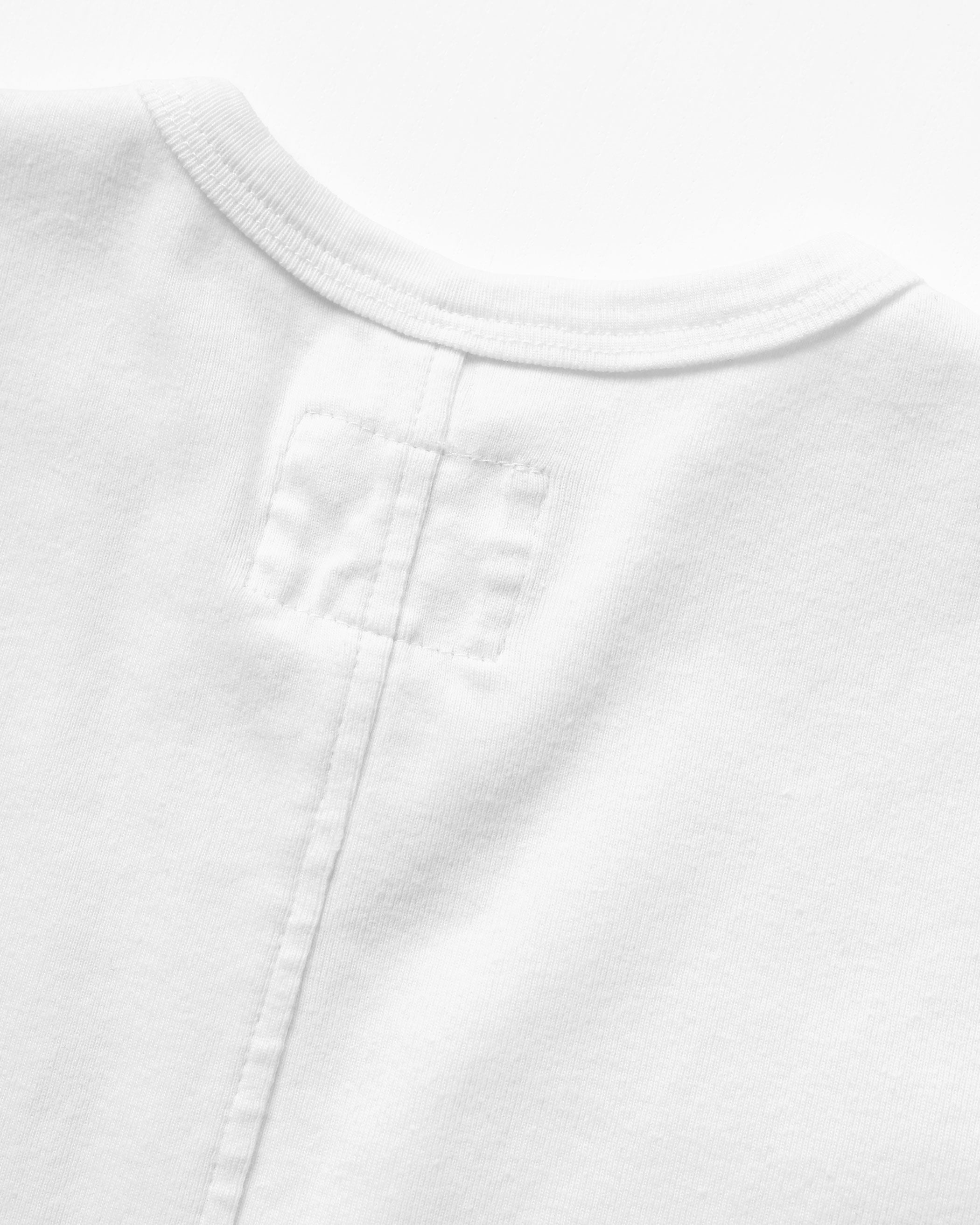 Made in Canada Fitted Rib Tee White 100% Organic Cotton - Province of Canada