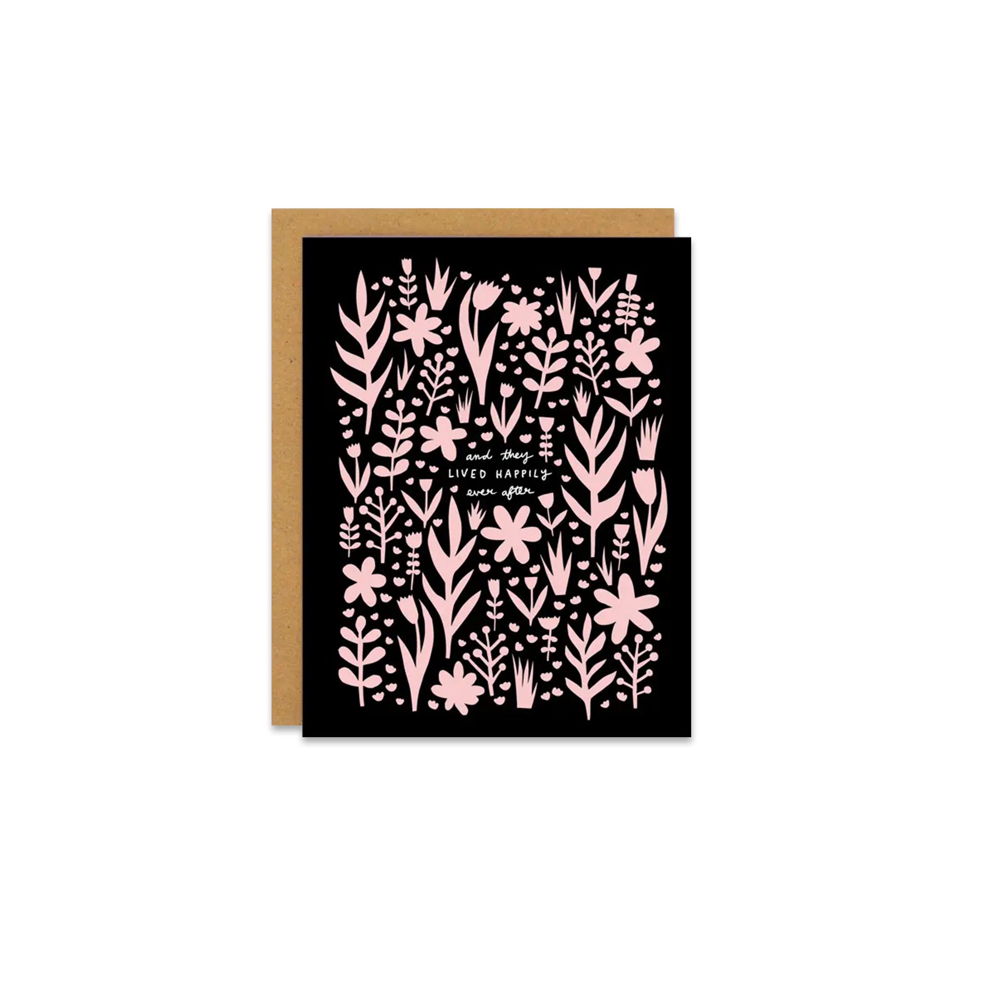 Wedding Flower Happily Ever After Greeting Card - Made in Canada - Province of Canada