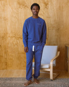 Made in Canada 100% Cotton Relaxed French Terry Sweatpant French Blue - Unisex - Province of Canada