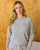 Made in Canada 100% Cotton French Terry Sweater Heather Grey - Unisex - Province of Canada