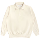 Province of Canada - Half Zip Fleece Sweatshirt Cream Unisex - Made in Canada