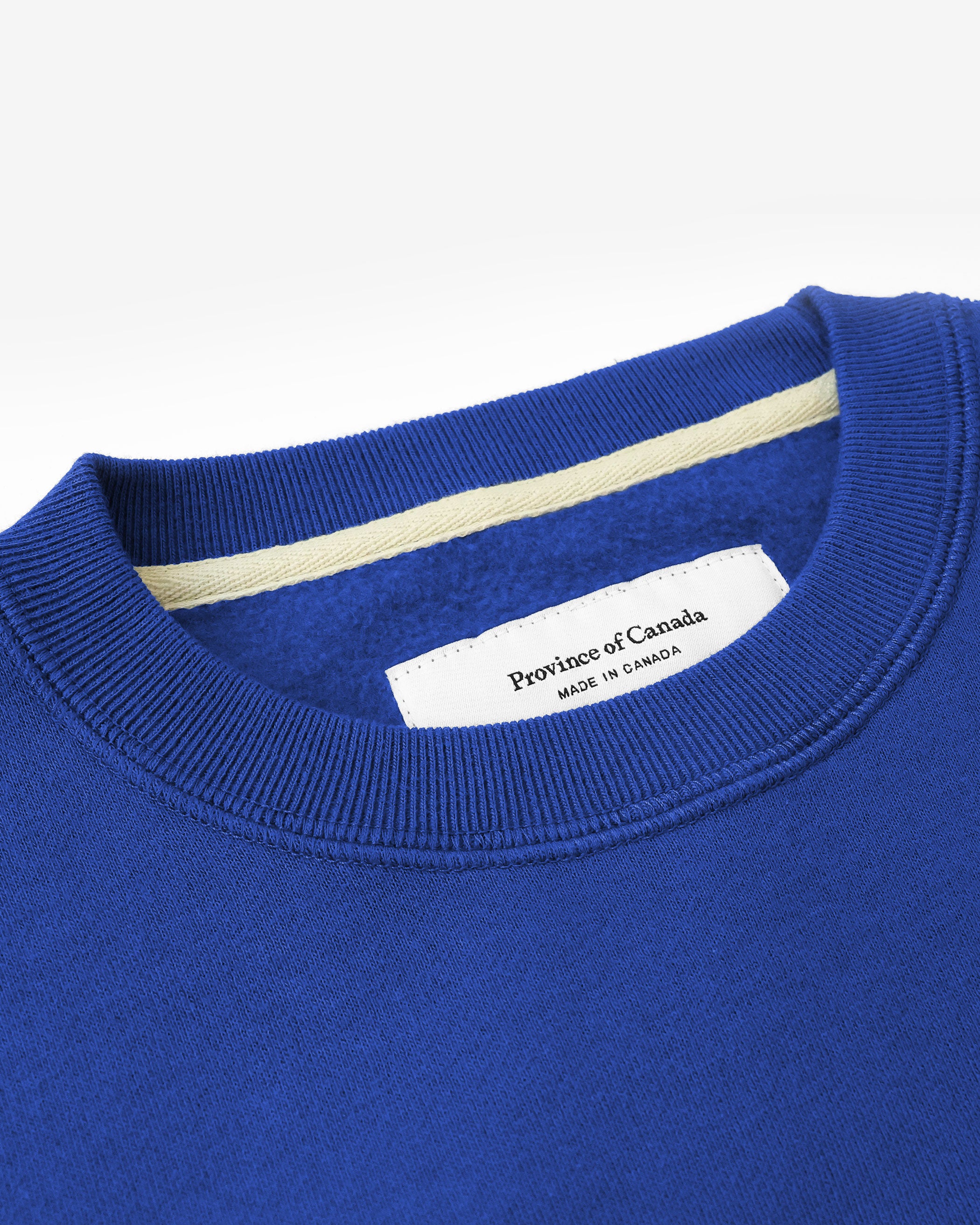 Made in Canada World Series Baseball is Canadian Fleece Sweatshirt Royal Blue - Unisex - Province of Canada
