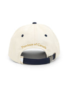 Made in Canada 100% Cotton Basketball is Canadian Hat Navy and Natural - Province of Canada