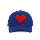Made in Canada 100% Cotton Heart Baseball Hat Royal Blue - Province of Canada