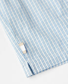 Made in Canada 100% Cotton Pyjama Short Blue Patchwork - Womens - Province of Canada