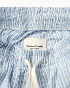 Made in Canada 100% Cotton Pyjama Short Blue Patchwork - Womens - Province of Canada