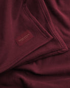 Made in Canada Fleece Sweater Blanket Burgundy - Province of Canada