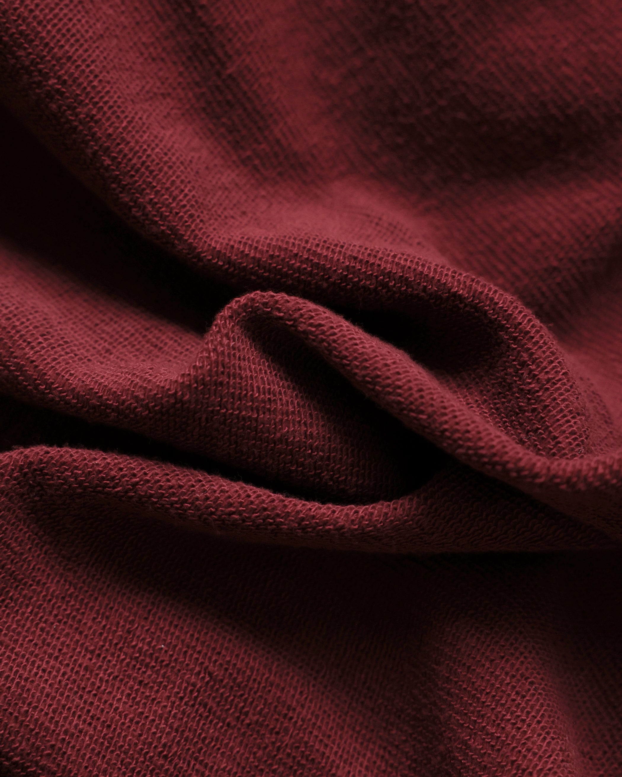 Made in Canada 100% Cotton Relaxed French Terry Sweatpant Burgundy - Unisex - Province of Canada