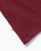 Made in Canada 100% Organic Cotton Le Canadien Mens Long Tee Shirt Burgundy - Province of Canada
