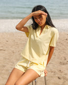 Made in Canada 100% Cotton Thursday Popover Tee Butter - Province of Canada