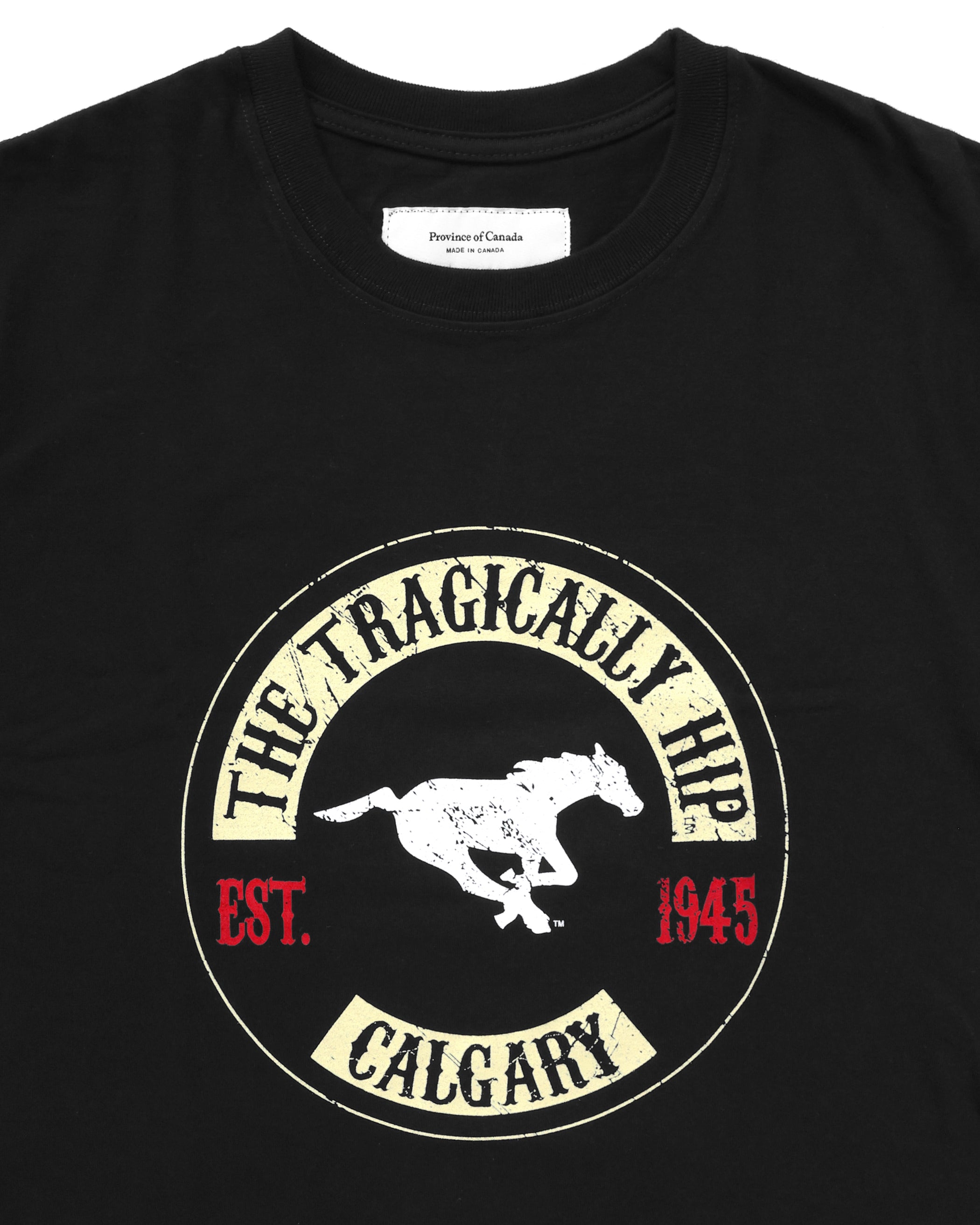 Made in Canada Calgary Stampeders CFL x The Tragically Hip Tee - Unisex - Province of Canada