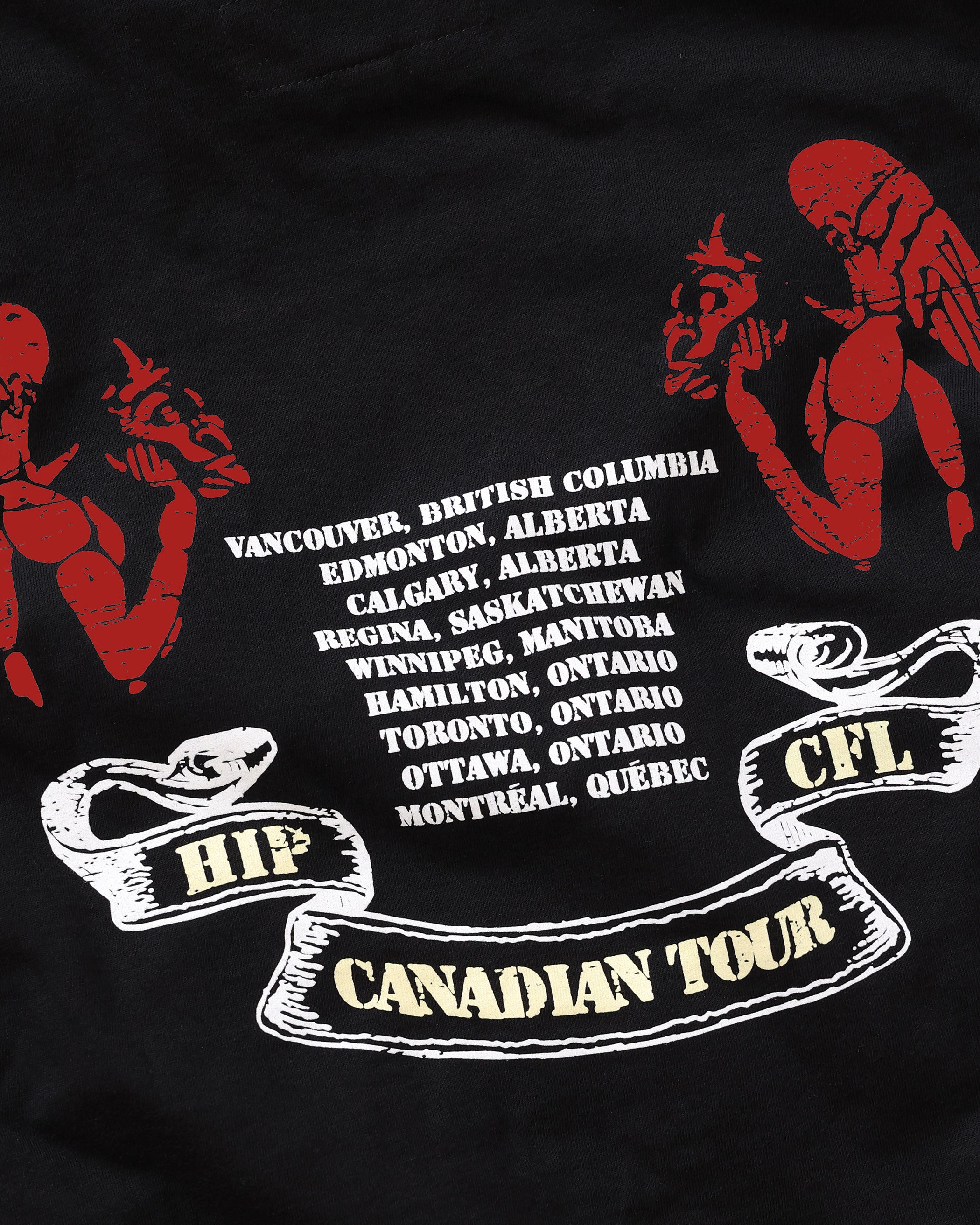 Made in Canada Ottawa Redblacks CFL x The Tragically Hip Tee - Unisex - Province of Canada