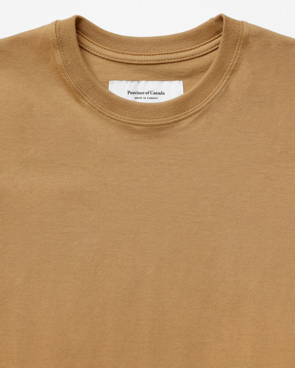 Made in Canada 100% Organic Cotton Monday Tee Camel - Province of Canada