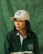 Made in Canada 100% Cotton Natural Forest Crest Baseball Hat - Province of Canada