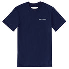 100% Cotton Embroidered Made in Canada Tee Navy - Unisex - Province of Canada