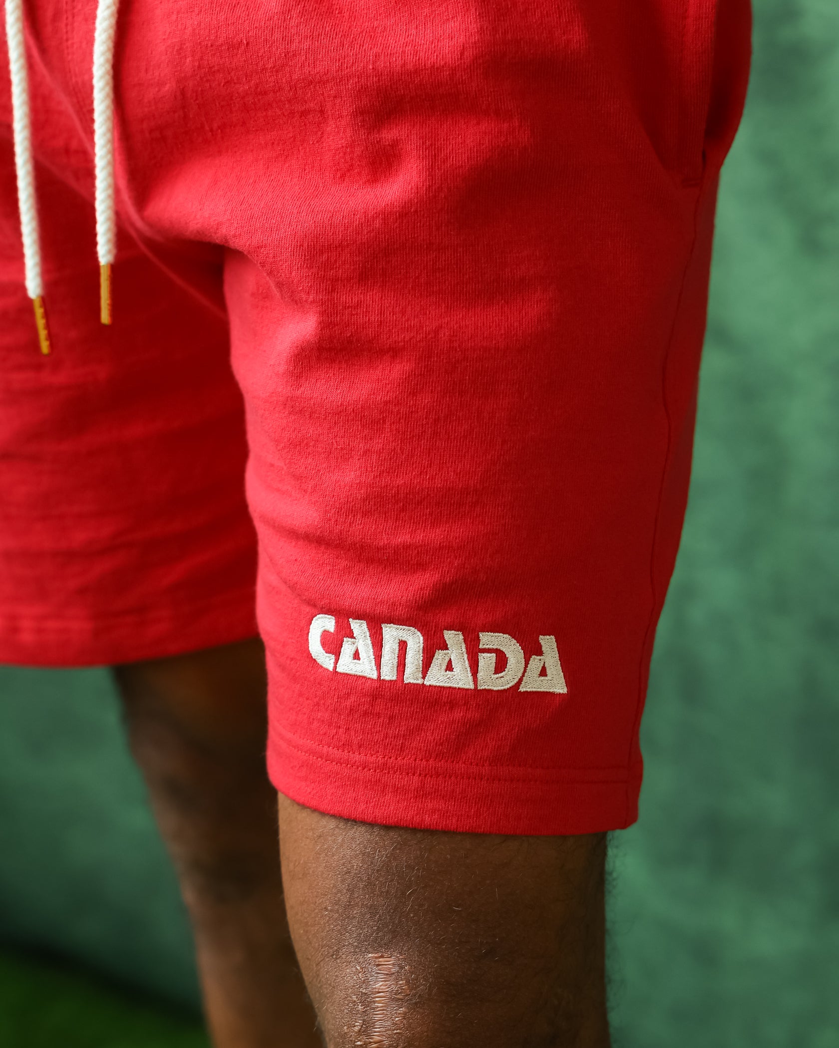Made in Canada 100% Cotton Canada Shorts Red - Unisex - Province of Canada 