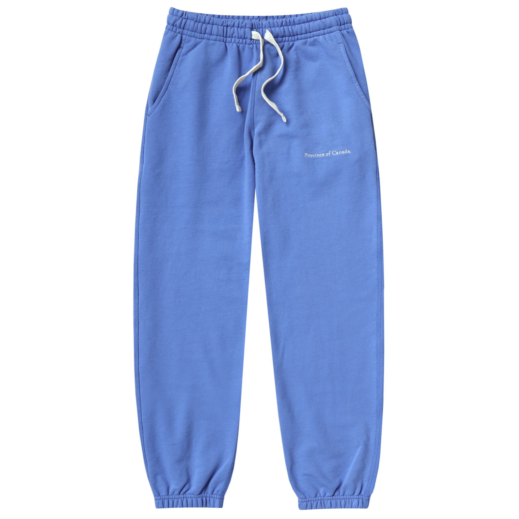 Made in Canada 100% Cotton French Terry Relaxed Sweatpants Cerulean Blue - Unisex - Province of Canada