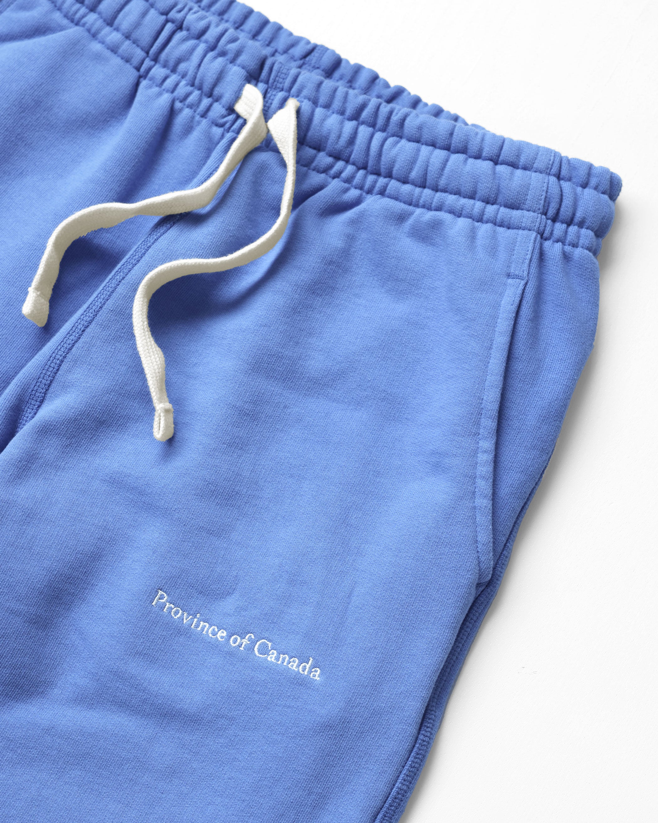 Made in Canada 100% Cotton French Terry Relaxed Sweatpants Cerulean Blue - Unisex - Province of Canada