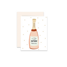 Champagne Birthday Greeting Card - Province of Canada