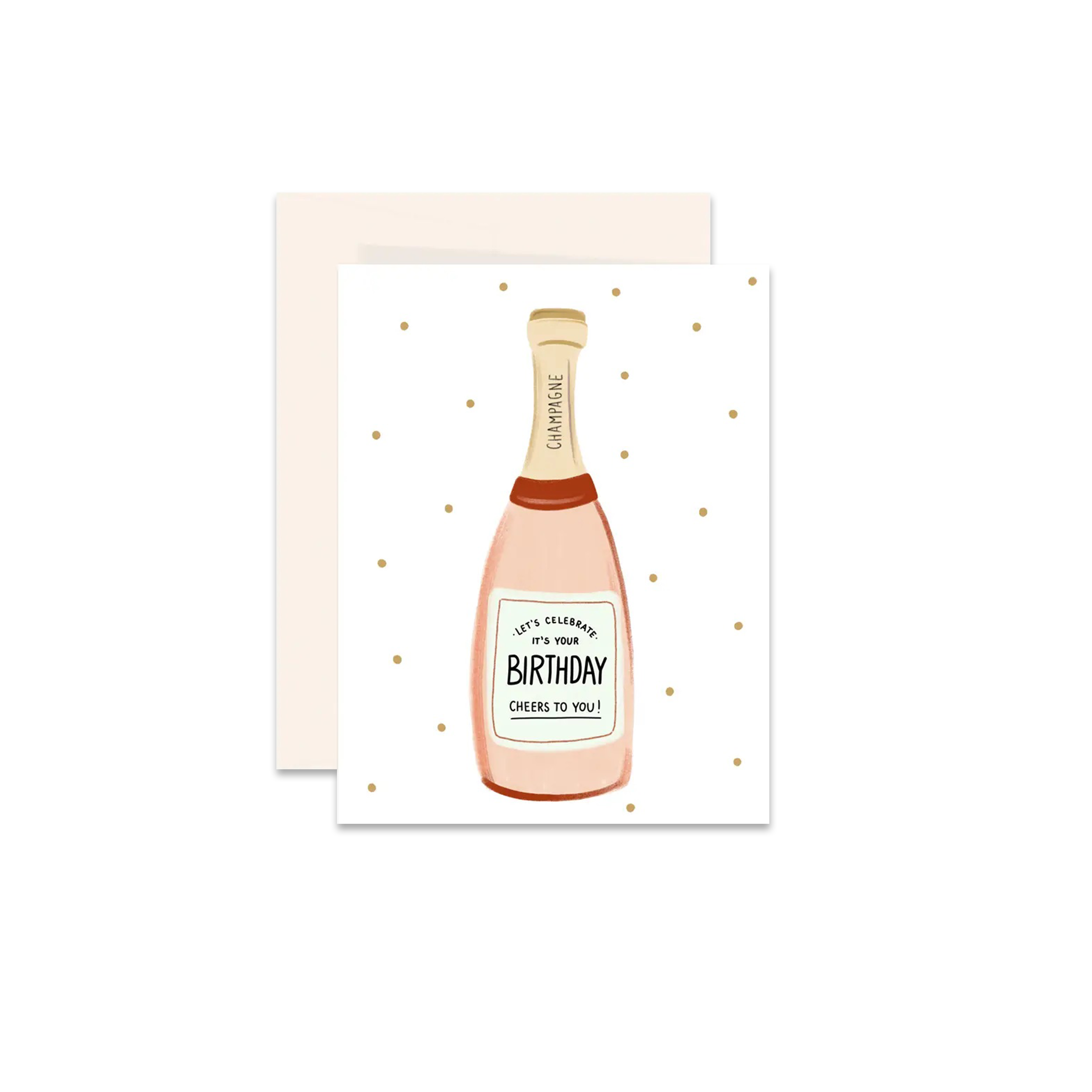 Champagne Birthday Greeting Card - Province of Canada