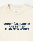 Made in Canada Montreal Bagels Sweatshirt Cream - Unisex - Province of Canada