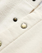 Made in Canada Reverse Fleece Pullover Cream - Unisex - Province of Canada 