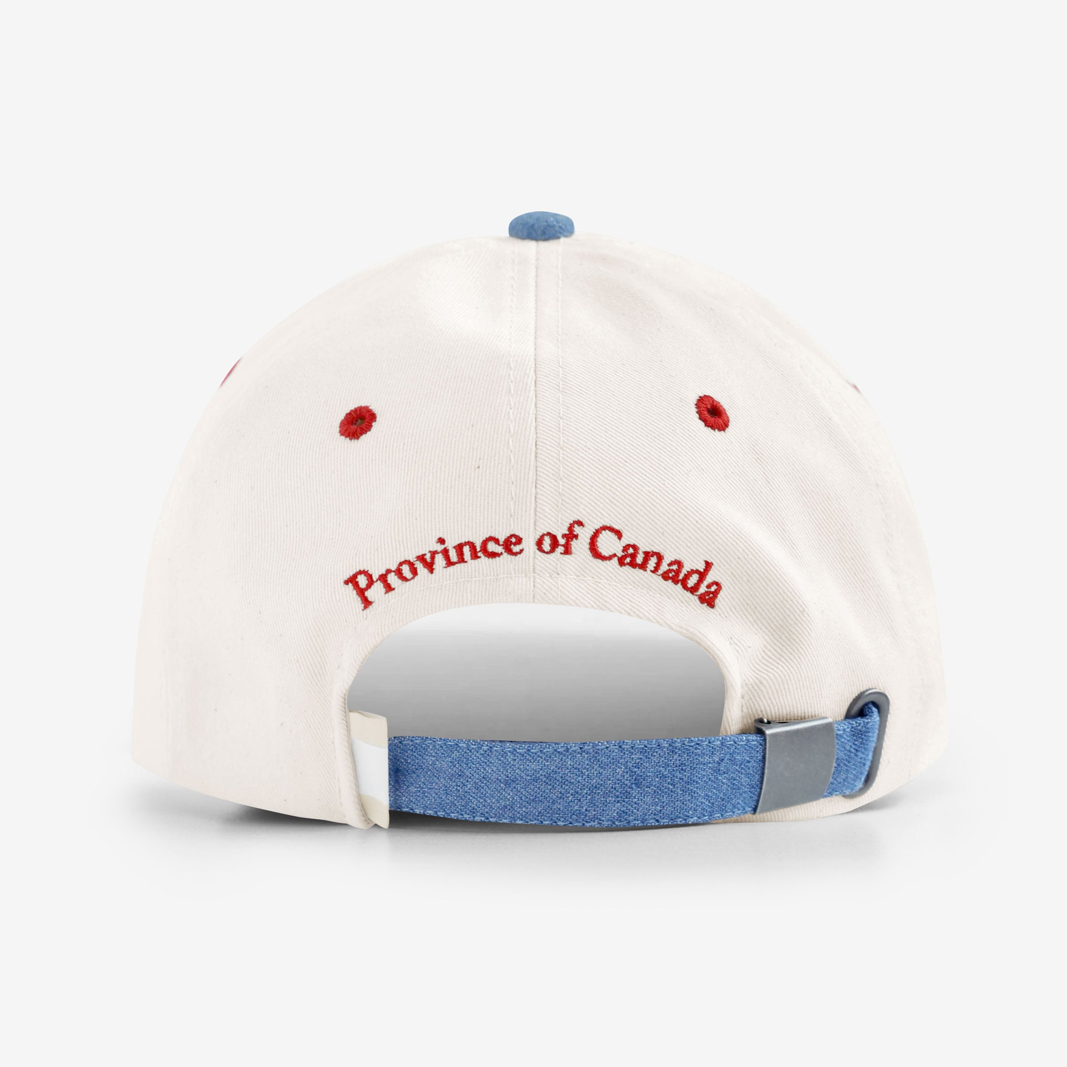 Made in Canada 100% Cotton The County Baseball Hat Natural Denim - Province of Canada 