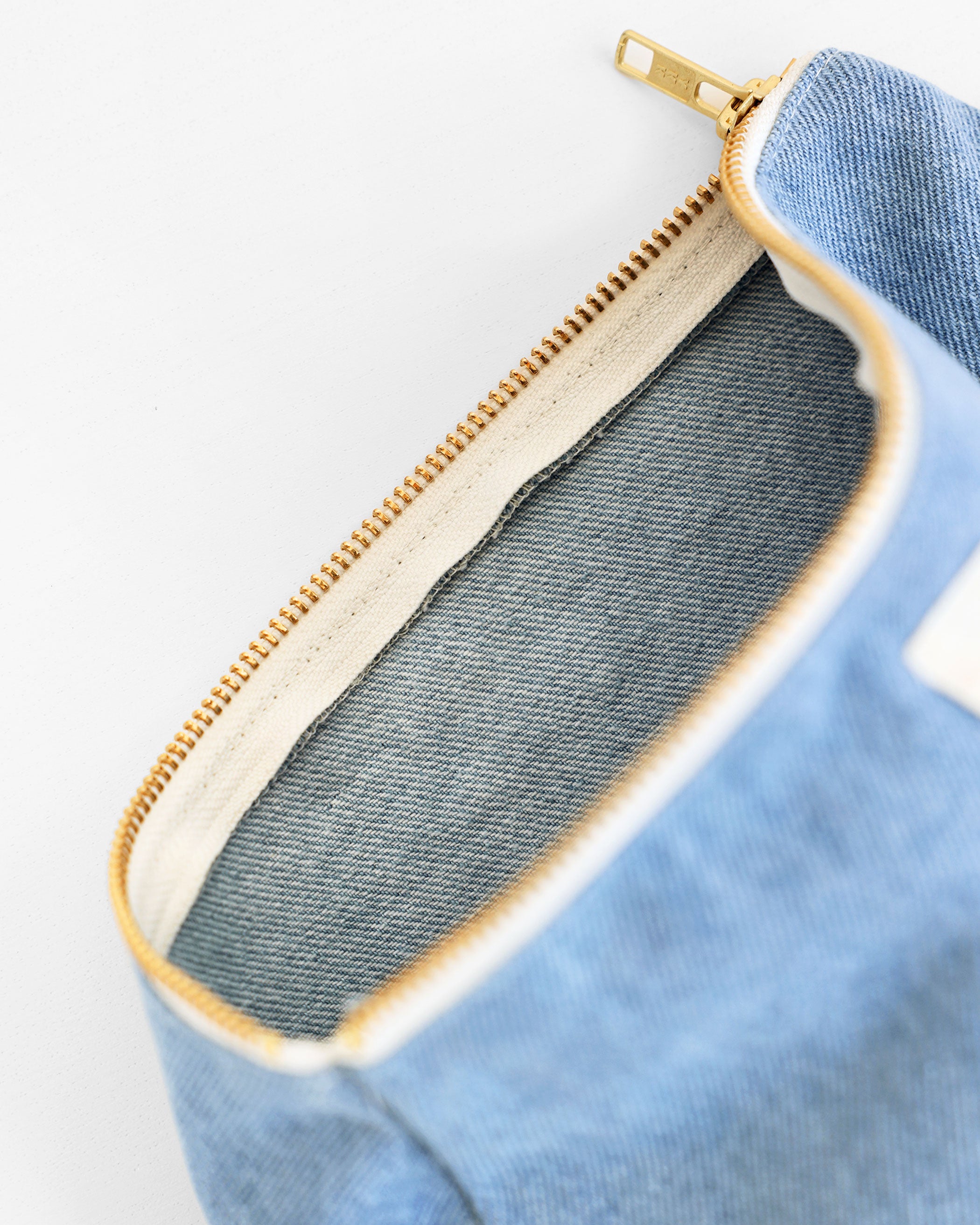 Made in Canada 100% Cotton Denim Pouch Bag Organizer - Province of Canada