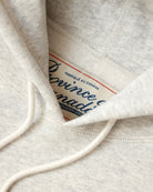 Made in Canada Fleece Script Logo Hoodie Eggshell - Unisex - Province of Canada