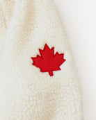 Made in Canada Limited Edition Province of Canada x Heated Rivalry Fleece Jacket Red Details and Cream Fleece