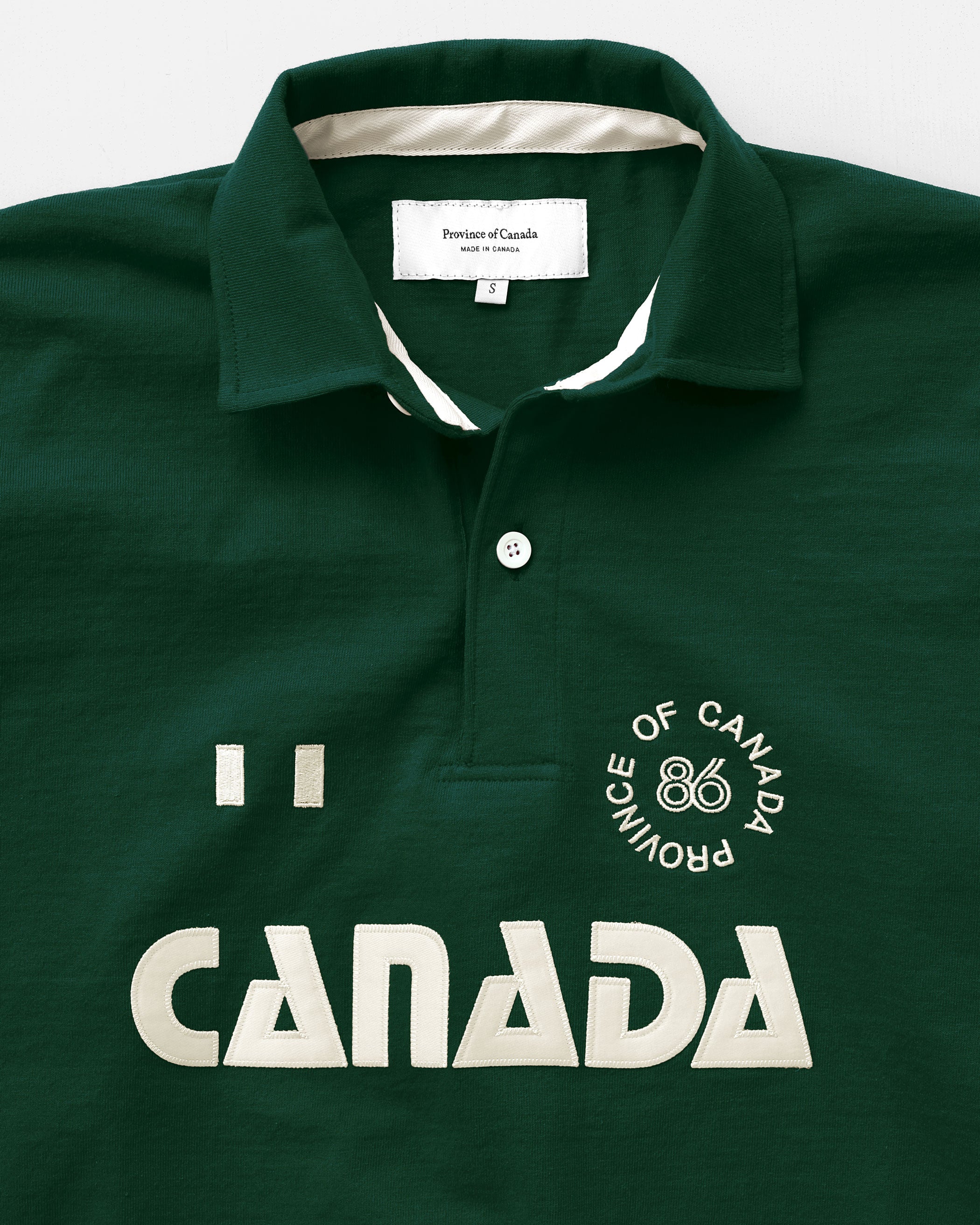 Made in Canada 100% Cotton Canada Button Pullover Forest - Unisex - Province of Canada