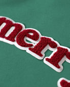 Made in Canada Fleece Christmas Kids Merry Sweatshirt Green - Unisex - Province of Canada