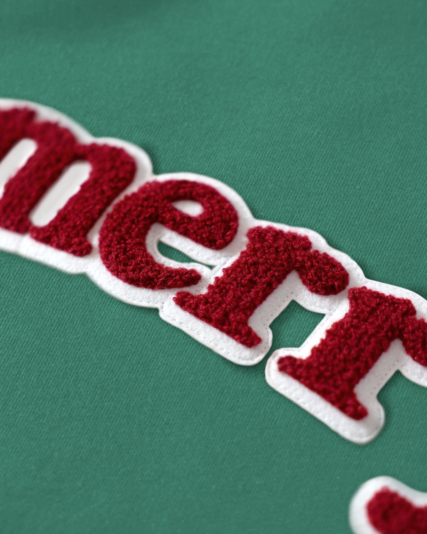 Made in Canada Fleece Christmas Kids Merry Sweatshirt Green - Unisex - Province of Canada