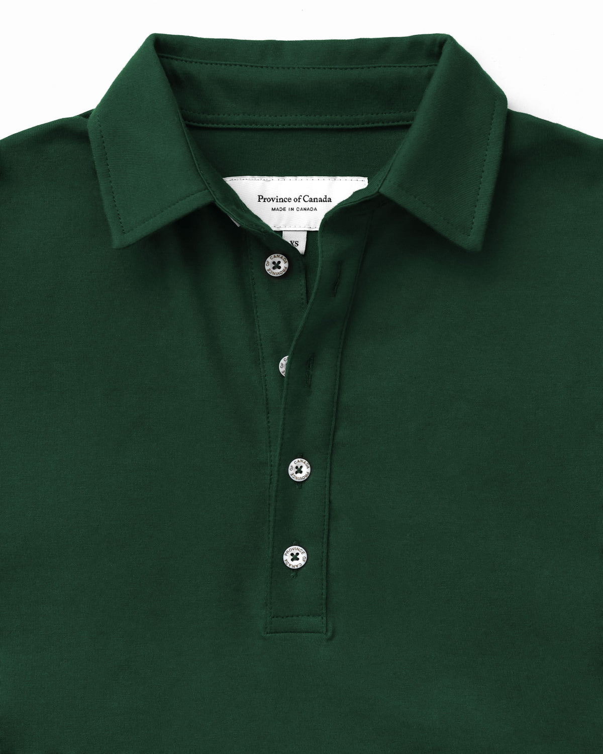 Made in Canada Sunday Polo Long Sleeve Dress Forest - Province of Canada