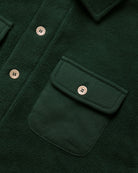 Made in Canada 100% Cotton Reverse Fleece Overshirt Light-Jacket Forest - Unisex - Province of Canada