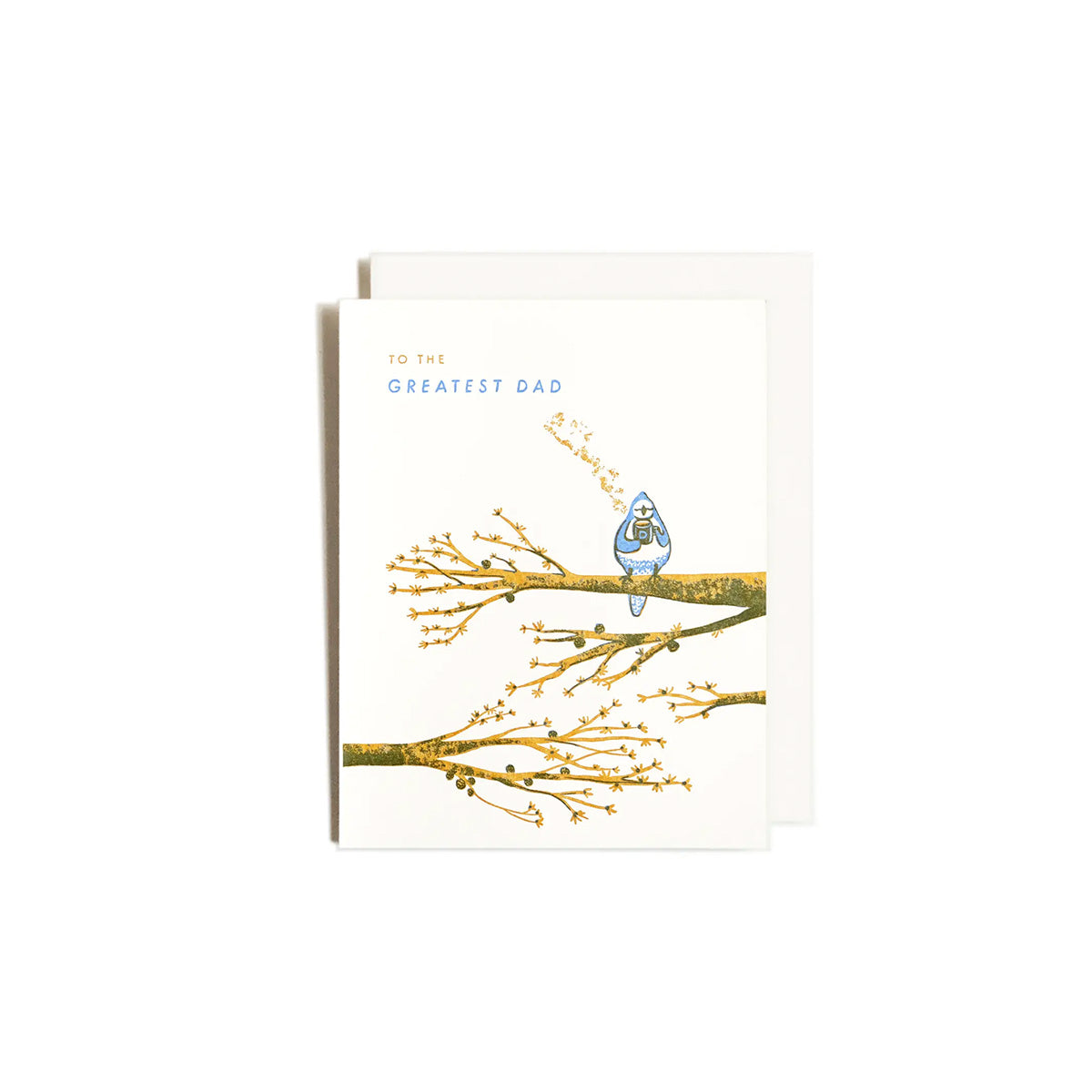 Greatest Dad Bird Greeting Card - Made in Canada