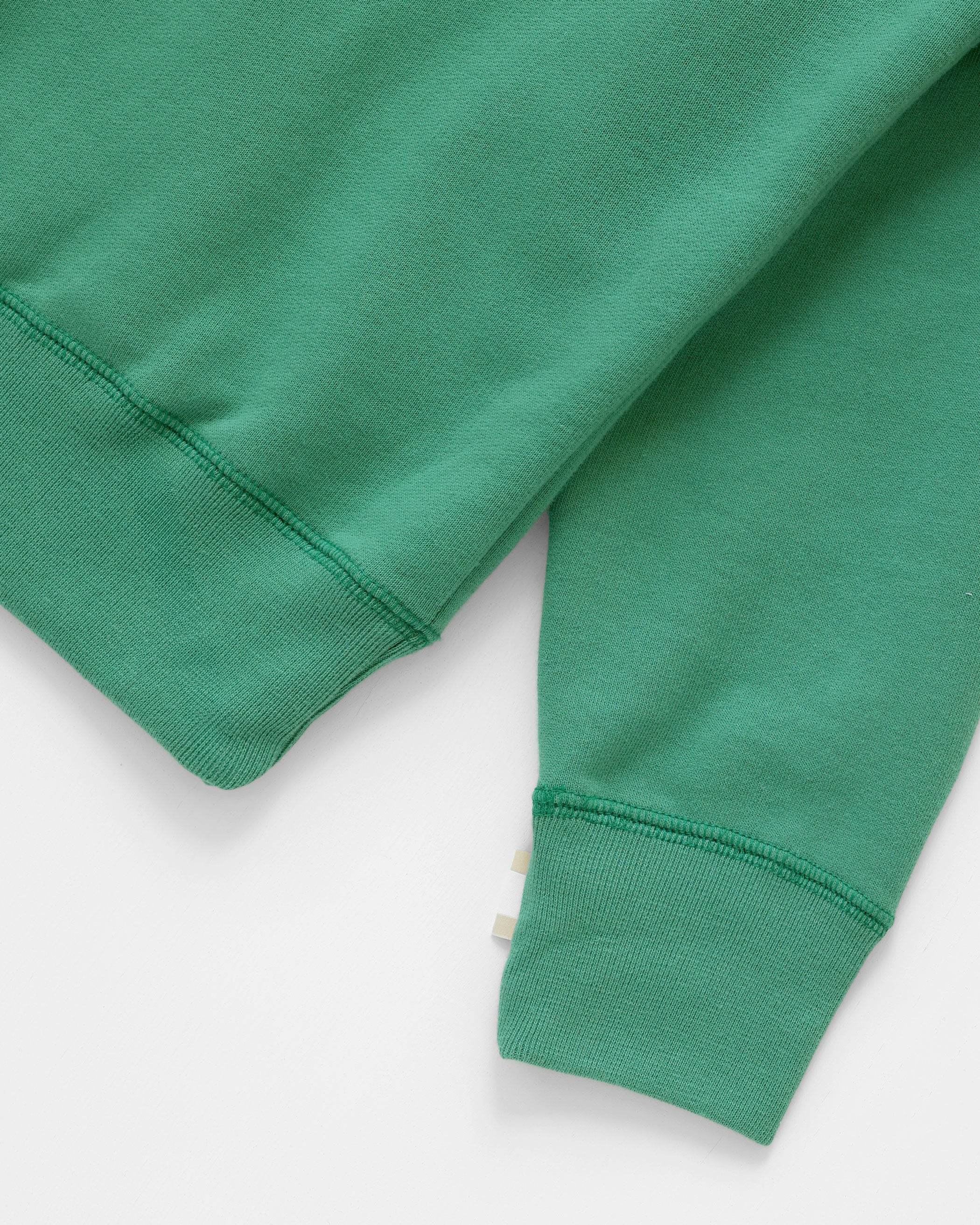 Made in Canada 100% Organic Cotton Football Script Sweatshirt Green - Unisex - Province of Canada