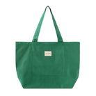 Made in Canada 100% Cotton Football Script Tote Bag Green - Province of Canada