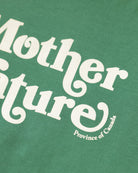 Made in Canada 100% Cotton Mother Nature Crop Top Green - Province of Canada