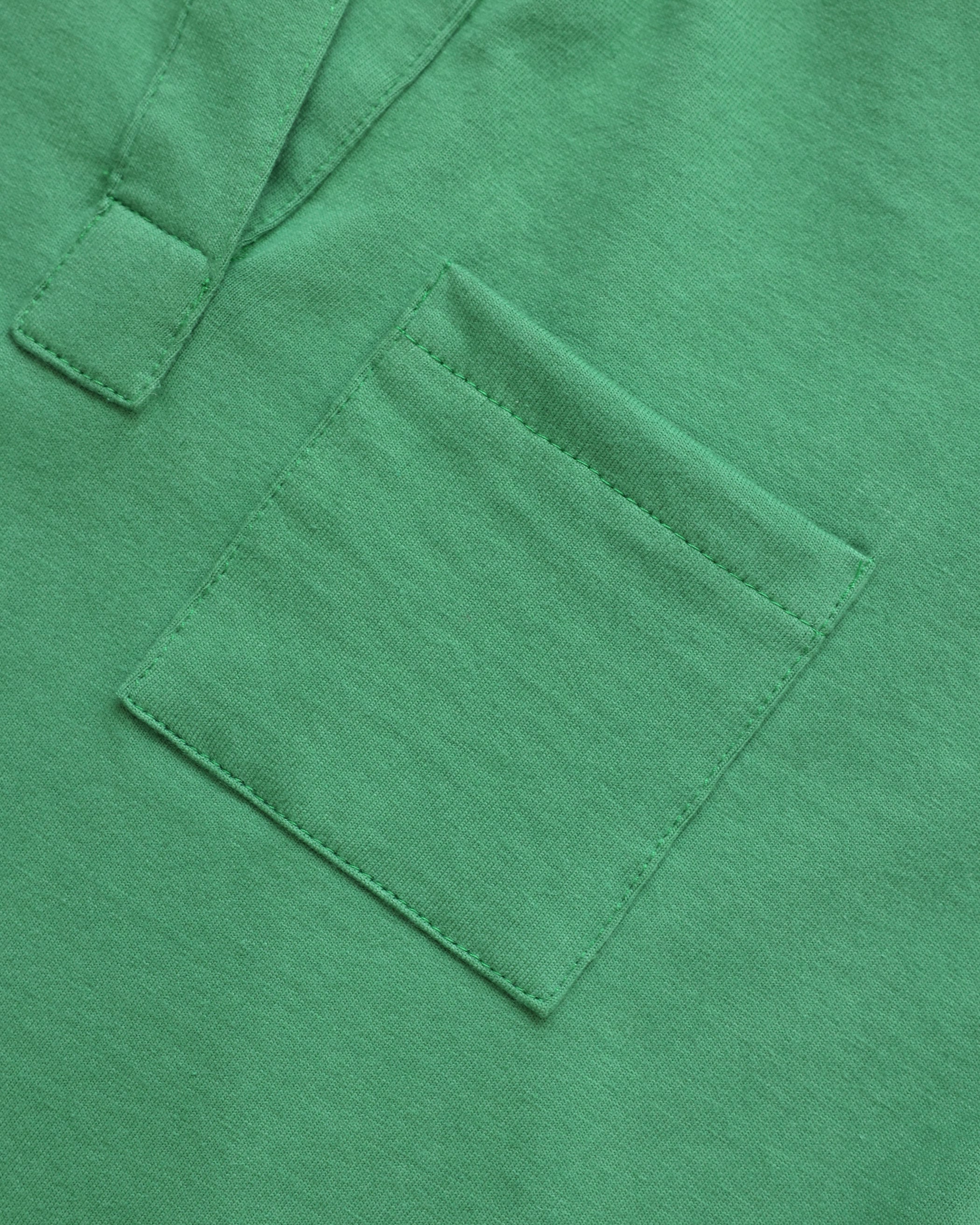 Made in Canada 100% Cotton Popover Dress Green - Province of Canada 
