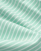 Made in Canada 100% Cotton Boxy Oxford Wide Stripe Shirt Green - Womens - Province of Canada 